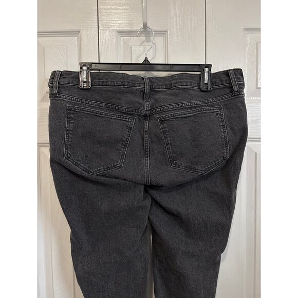 Madewell Maternity Side-Panel Perfect Vintage Jeans in Faded Black Lunar Wash 33 - Picture 6 of 10
